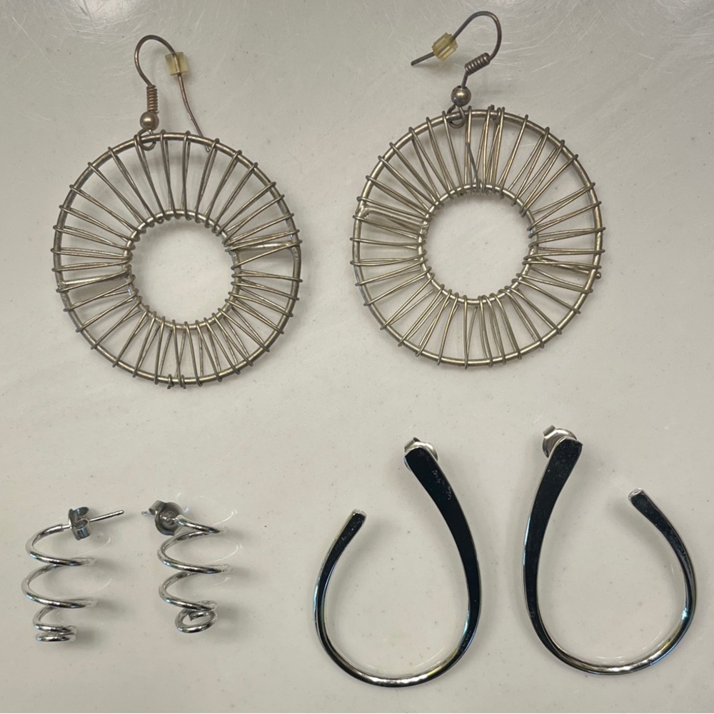Fashion Hoop Earrings Set